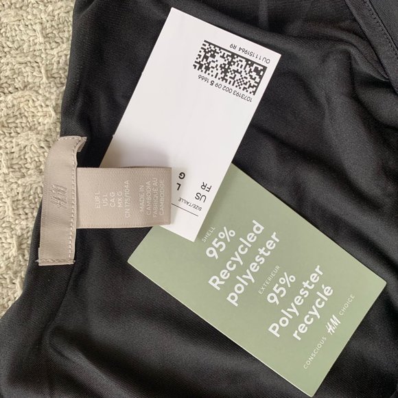 Black H&M One Shoulder Dress - Picture 6 of 7